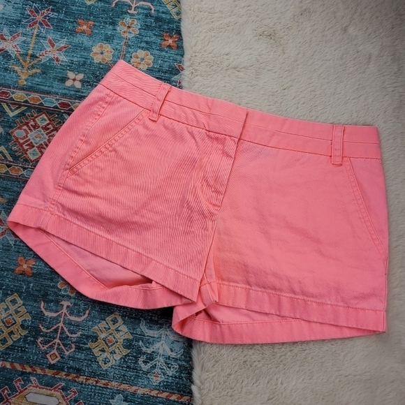 J. Crew Bright Pink Chino Shorts 4